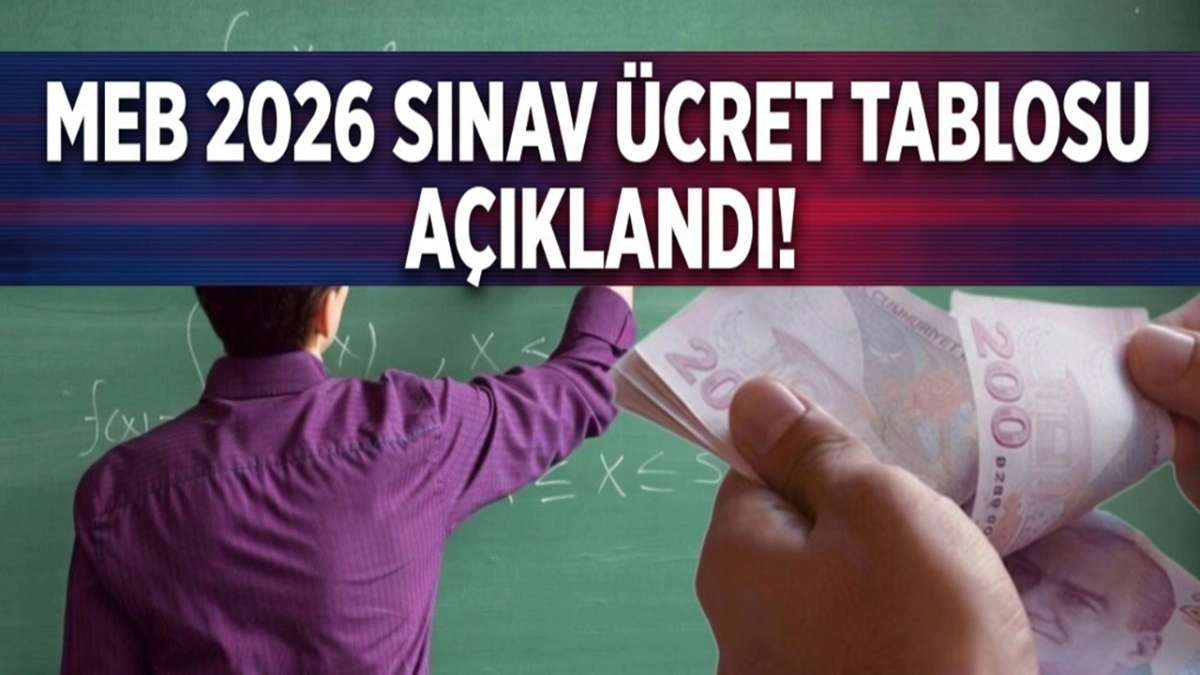 MEB 2026 Sınav Ücret Tablosu: Bina Sorumlusundan Gözetmenine Kadar Tam Liste - Ekonomi Haberleri